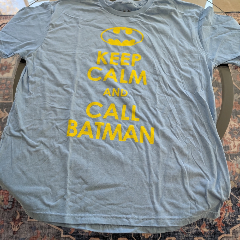 Blue Batman Graphic T-Shirt